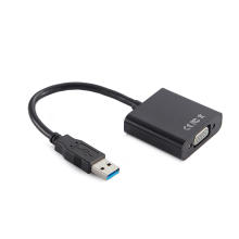 USB3.0 male to VGA female Adapter for XP/win7/8 support Full HD 1080p
